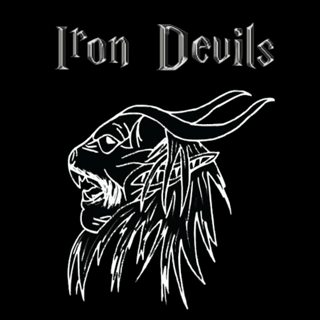 Iron Devils Logo – devil skull emblem